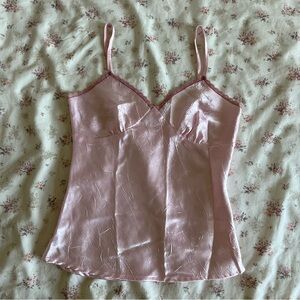 Y2K Xhilaration Pink Satin Cami